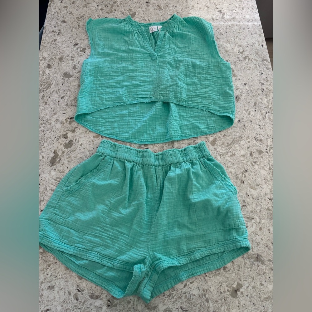 Japna Aqua Beachwear Set 100% Cotton